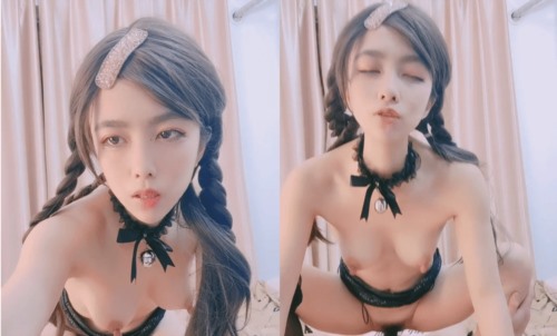 53410-近日刚播超高颜值女神，麻花辫大美卝腿，淫卝荡指数9分，大战头套男，香蕉插卝穴黄瓜爆菊，双洞其插，搞完还不满足假diǎo自卝慰.jpg